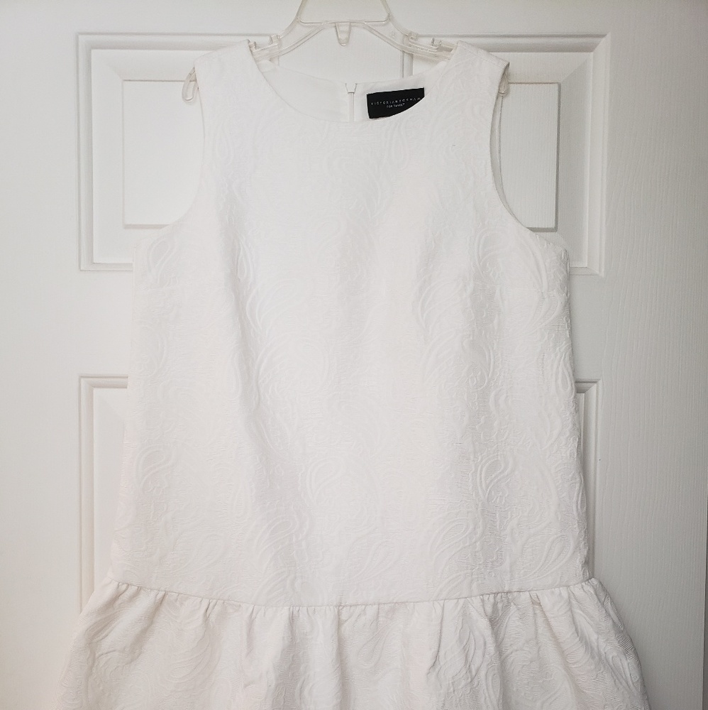 Girls white dress Victoria Beckham SZ Large 10-12